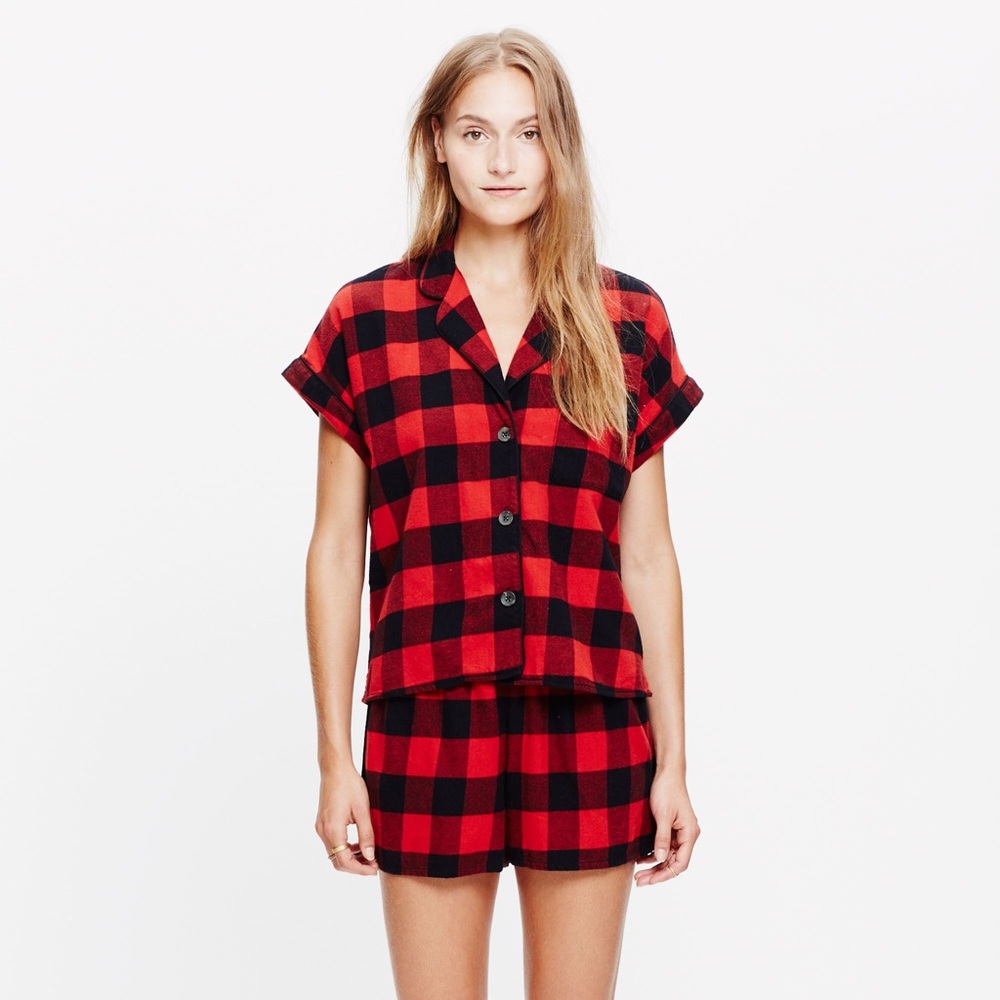 Madewell Flannel Pajama Set